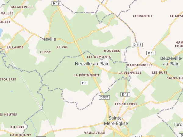 Plan de Neuville-au-Plain
