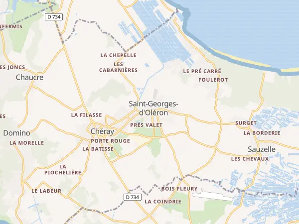 Plan de Saint-Georges-d’Oléron