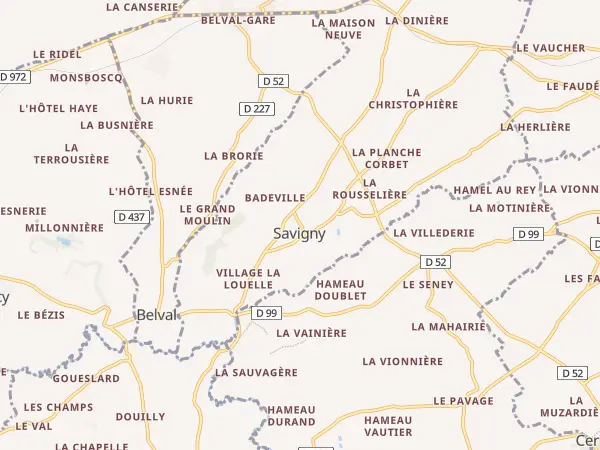 Plan de Savigny