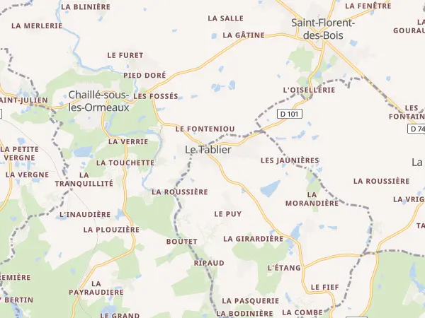Plan du Tablier