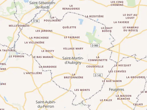Plan de Saint-Martin-d’Aubigny