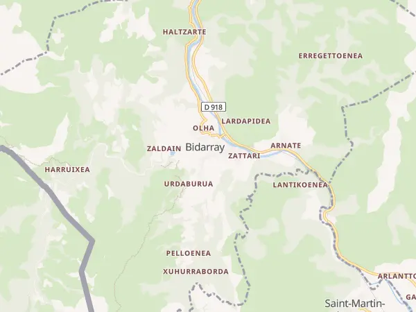 Plan de Bidarray