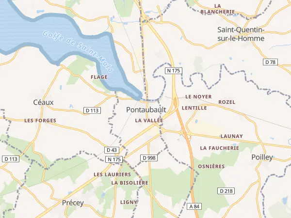 Plan de Pontaubault