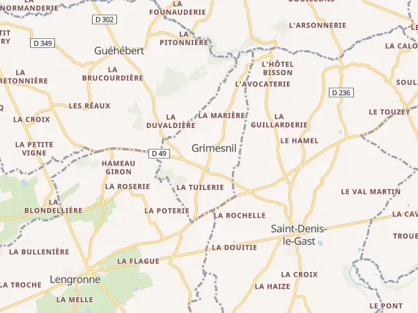 Plan de Grimesnil