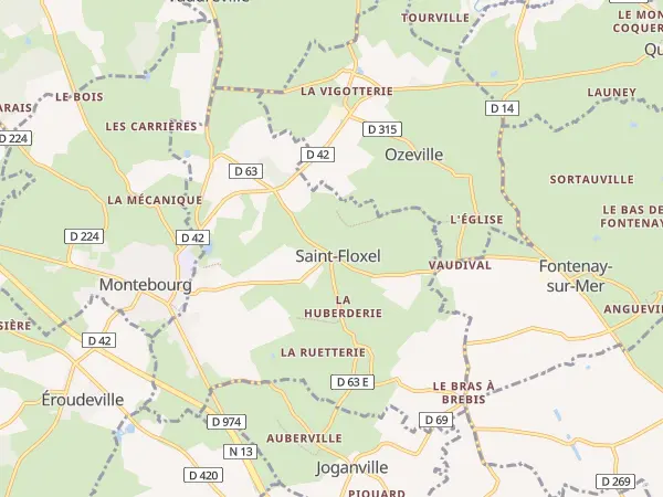 Plan de Saint-Floxel