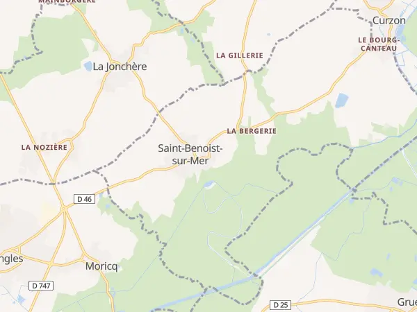 Plan de Saint-Benoist-sur-Mer