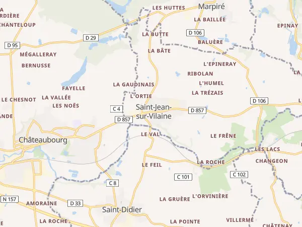 Plan de Saint-Jean-sur-Vilaine
