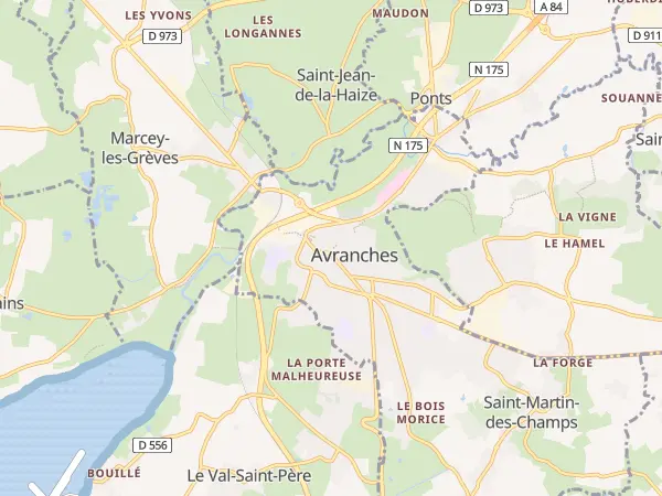 Plan de Avranches