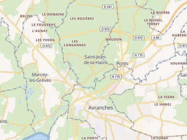 Plan de Saint-Jean-de-la-Haize