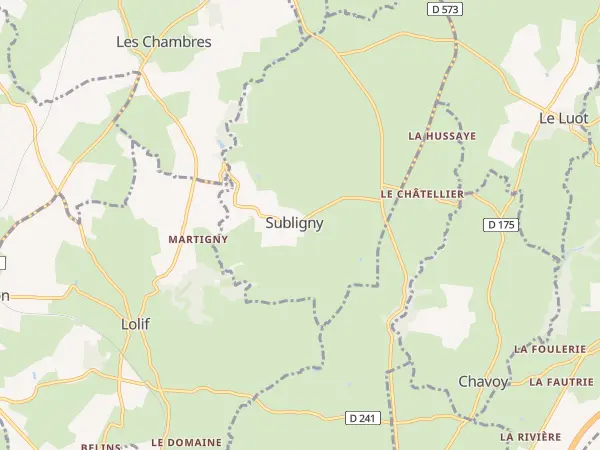 Plan de Subligny
