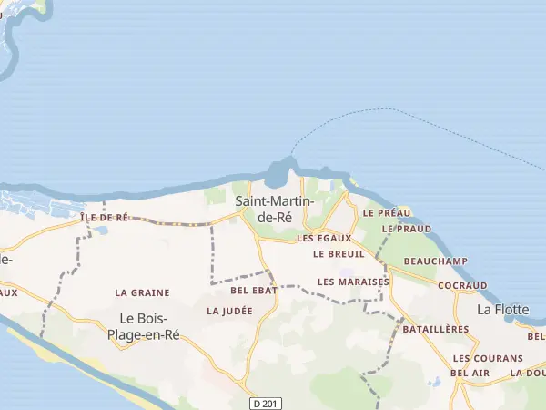 Plan de Saint-Martin-de-Ré