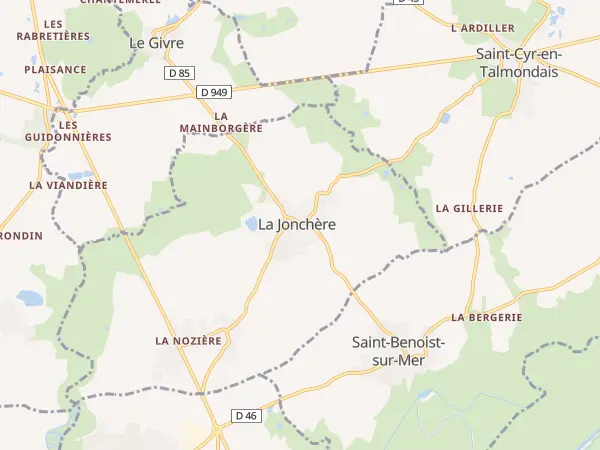 Plan de La Jonchère