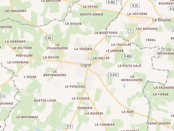 Plan de Ligné