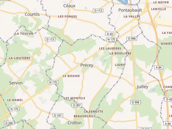 Plan de Précey