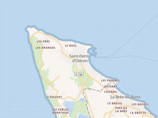 Plan de Saint-Denis-d’Oléron