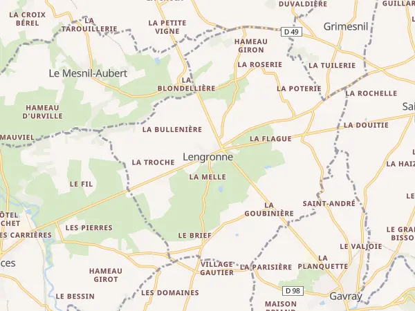 Plan de Lengronne