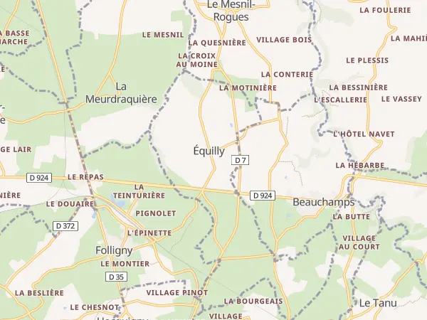 Plan de Équilly