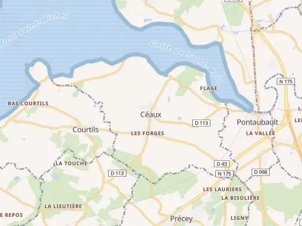 Plan de Céaux