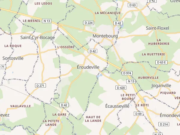 Plan de Éroudeville