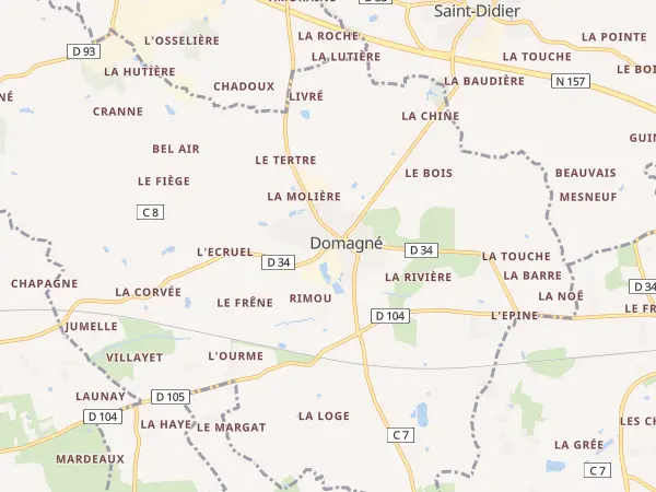 Plan de Domagné