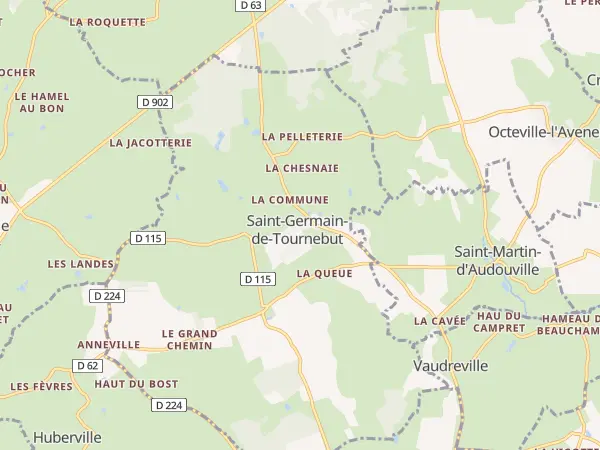 Plan de Saint-Germain-de-Tournebut