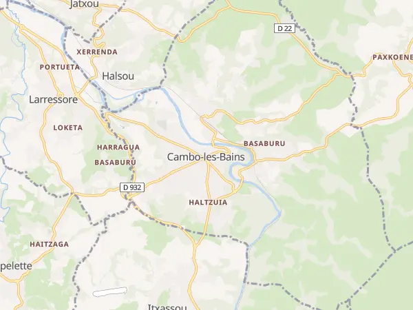 Plan de Cambo-les-Bains