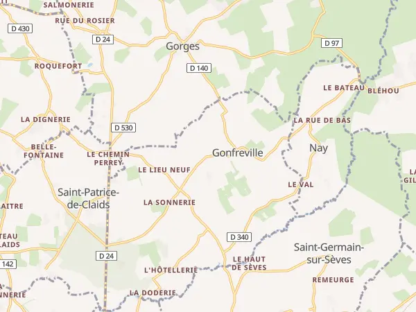 Plan de Gonfreville