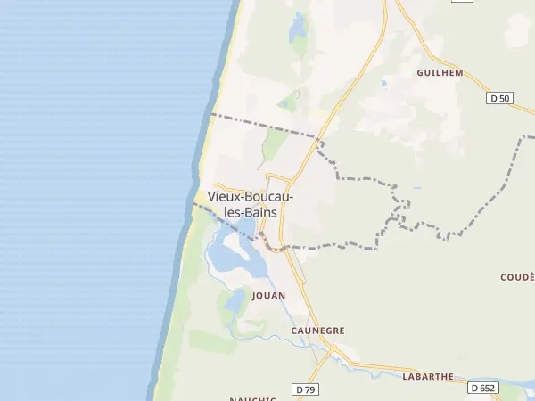 Plan de Vieux-Boucau-les-Bains