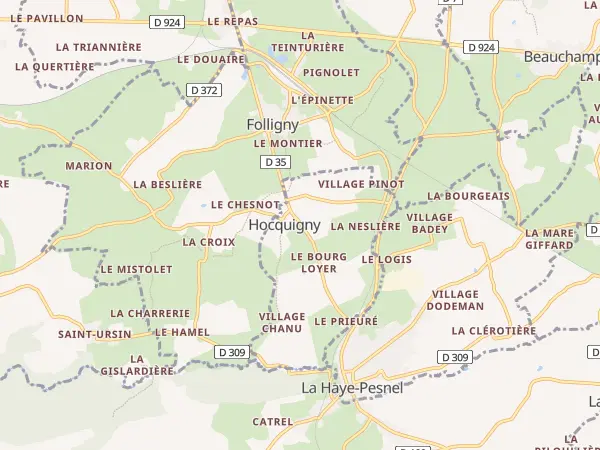 Plan de Hocquigny