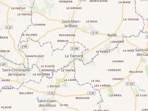 Plan du Tiercent