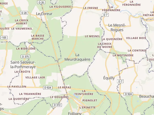 Plan de La Meurdraquière