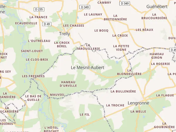 Plan du Mesnil-Aubert