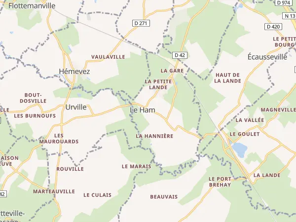 Plan du Ham
