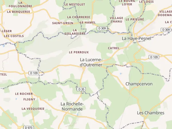 Plan de La Lucerne-d’Outremer