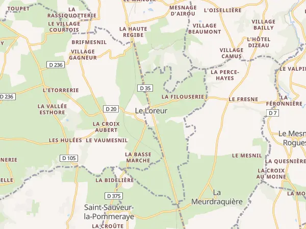 Plan du Loreur