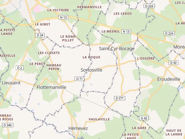 Plan de Sortosville