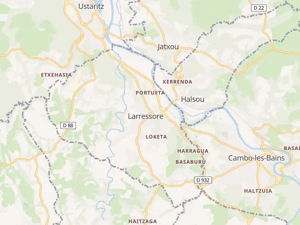 Plan de Larressore
