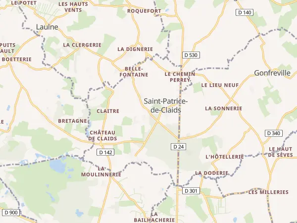 Plan de Saint-Patrice-de-Claids