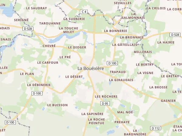 Plan de La Bouëxière