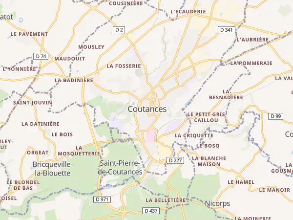 Plan de Coutances