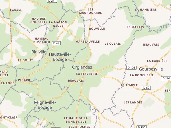 Plan de Orglandes