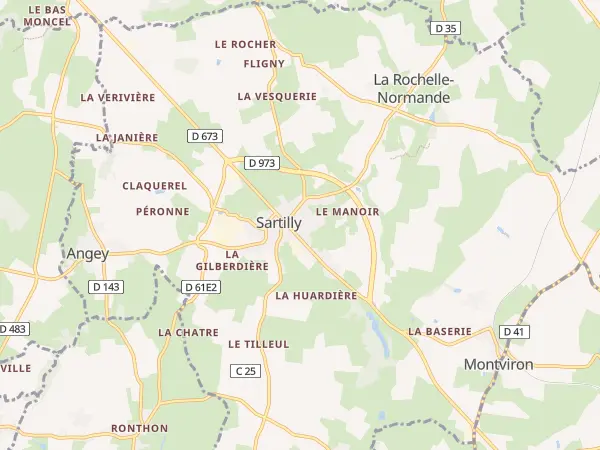 Plan de Sartilly-Baie-Bocage