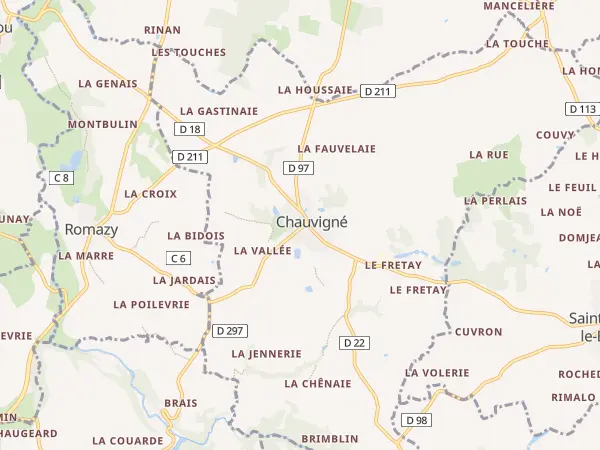 Plan de Chauvigné
