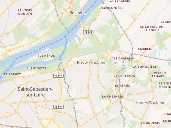 Plan de Basse-Goulaine