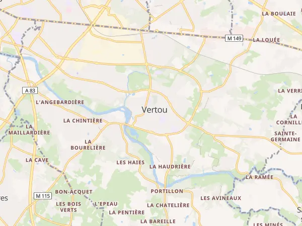 Plan de Vertou