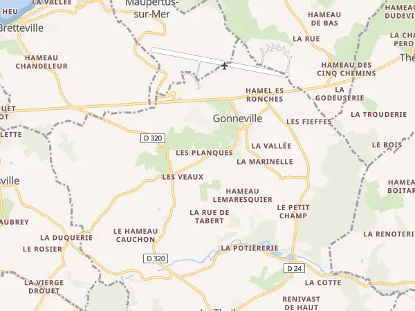 Plan de Gonneville-Le Theil