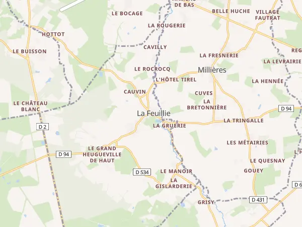 Plan de La Feuillie