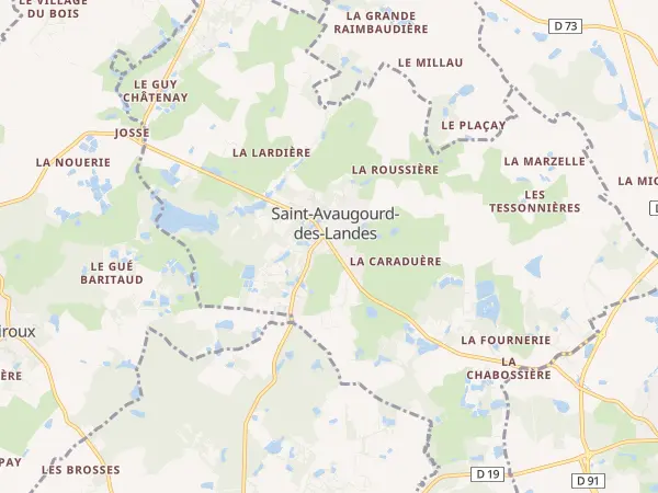 Plan de Saint-Avaugourd-des-Landes