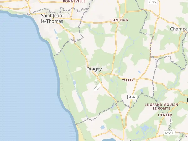 Plan de Dragey-Ronthon