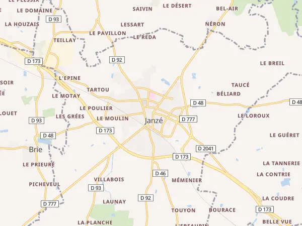 Plan de Janzé